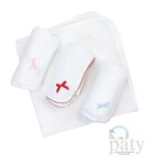 Paty Red Trim Blanket