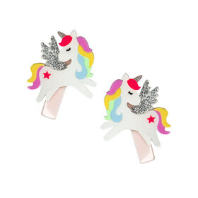 Lilies & Roses Pastel Unicorn Hair Clips