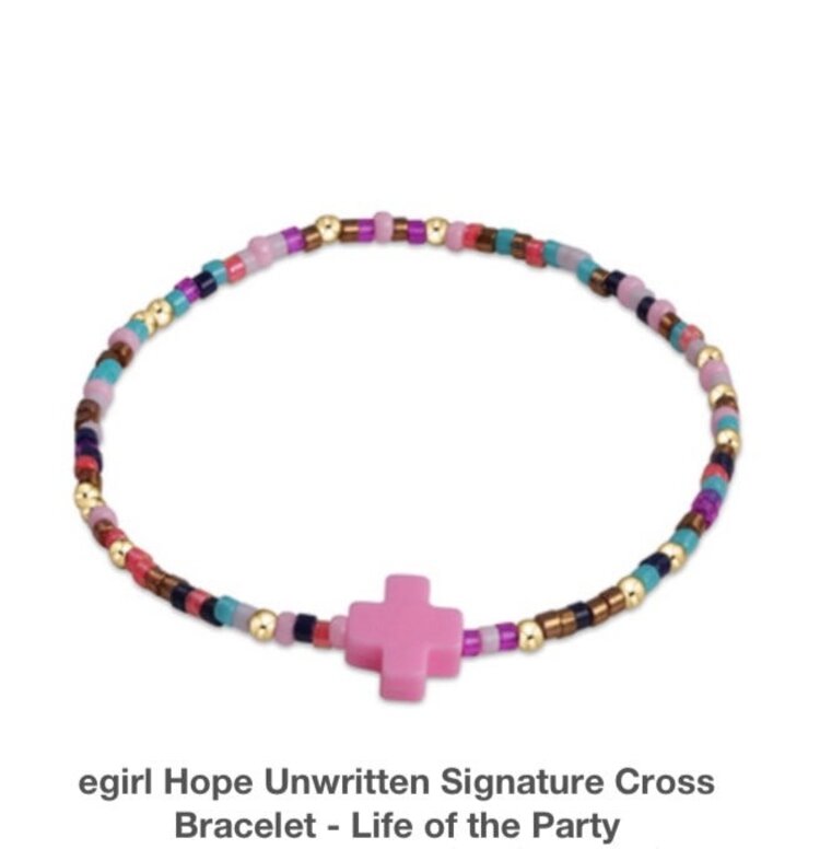ENewton eGirl Hope Unwritten Sig Cross Bracelet