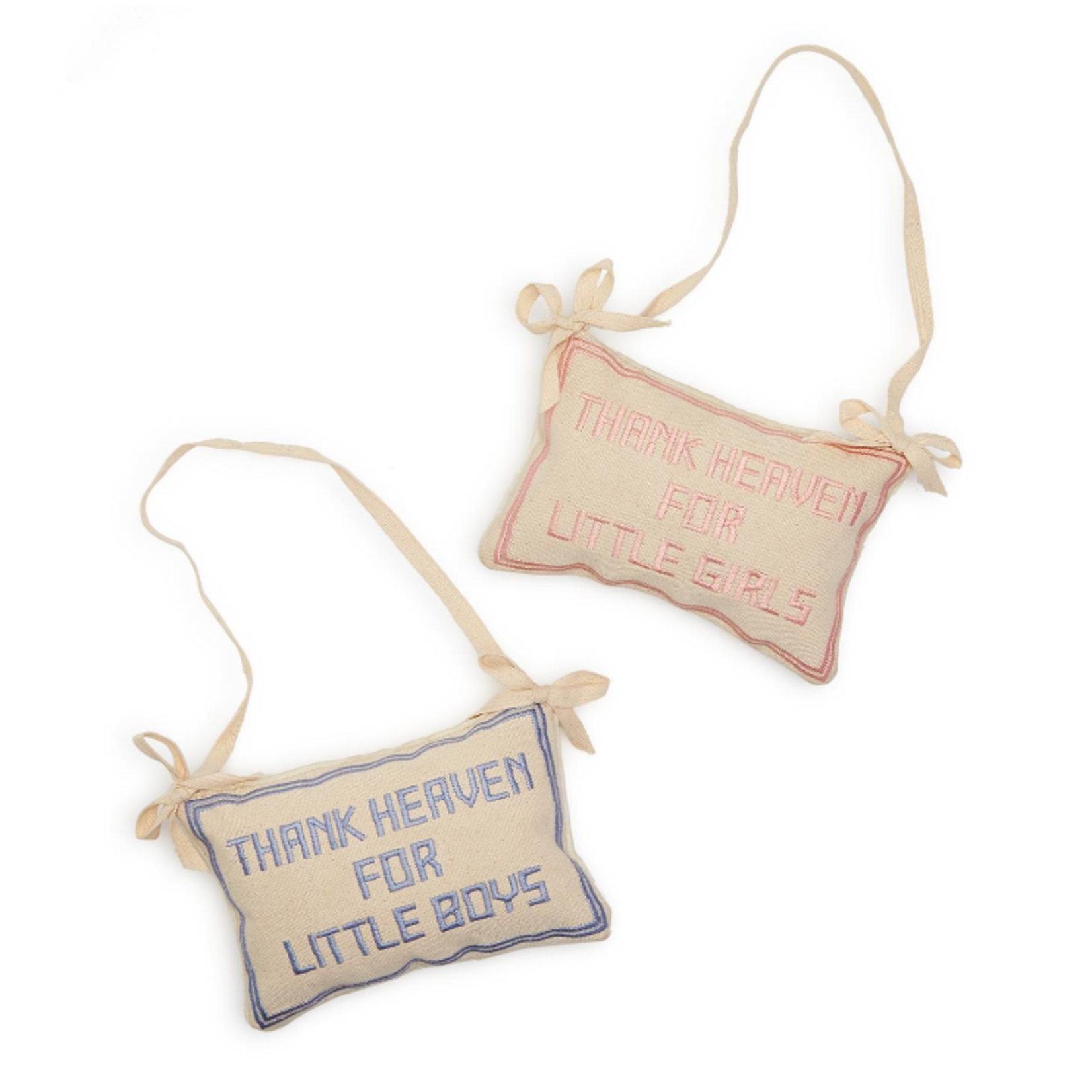 Two's Company Thank Heaven Door Hanger