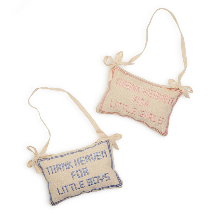 Two's Company Thank Heaven Door Hanger