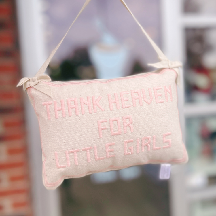 Two's Company Thank Heaven Door Hanger