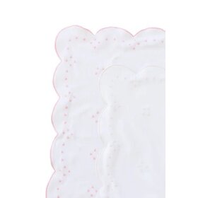 Hatley Scalloped Dot Receiving Blanket