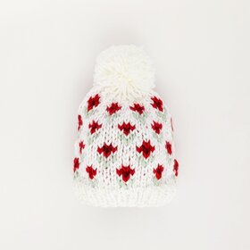 Huggalugs Bitty Blooms Holiday Beanie Hat