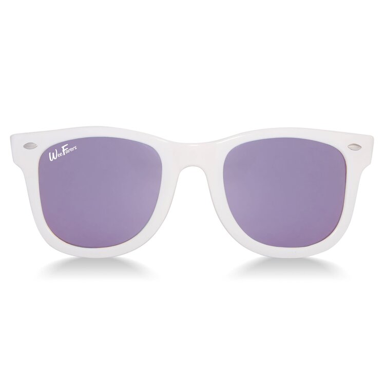 Weefarers White/Purple Polarized