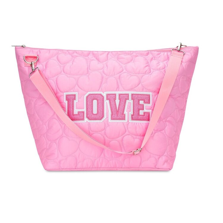 Iscream Love Heart Puffy Weekender Bag