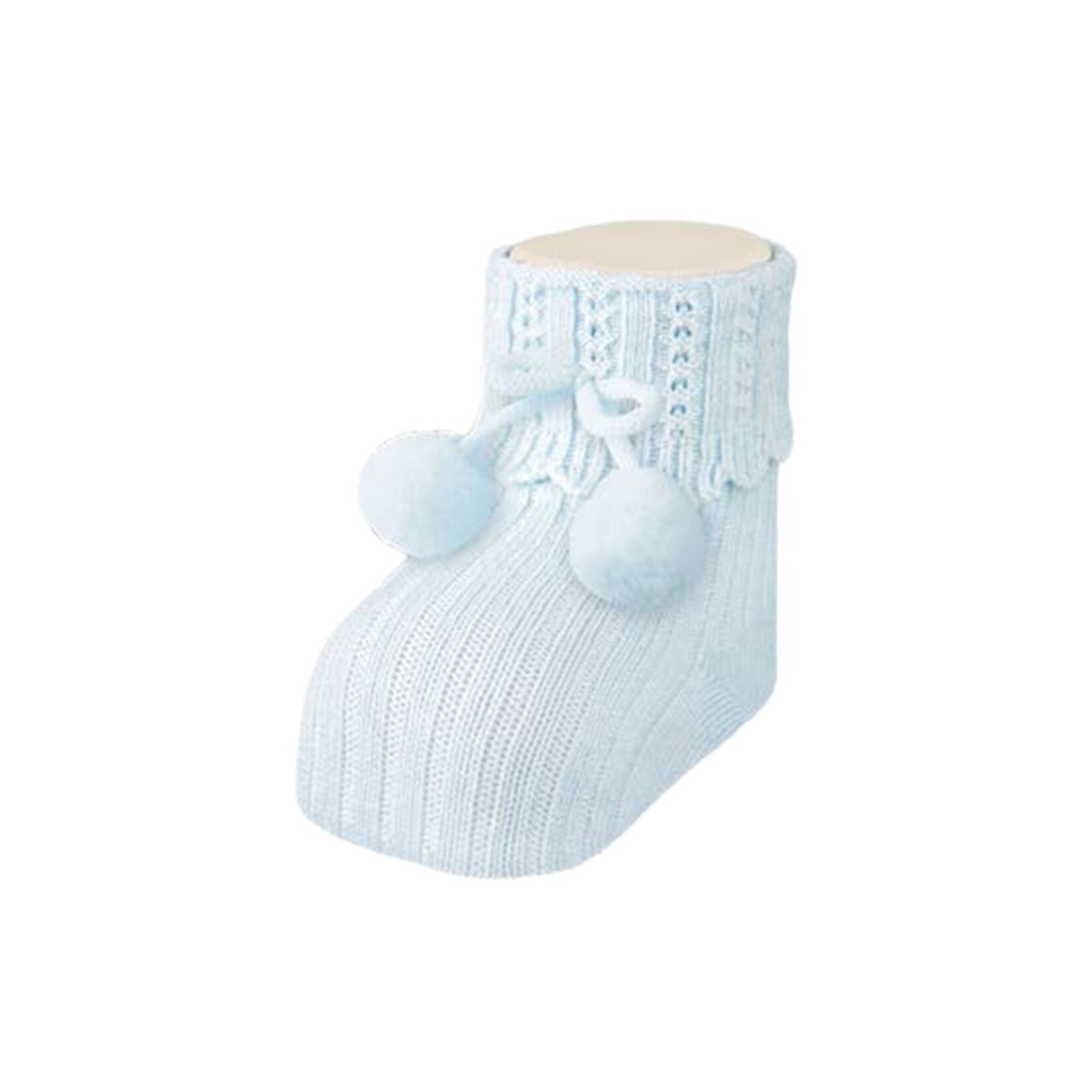 Carlomagno NB Pompom Cotton Socks