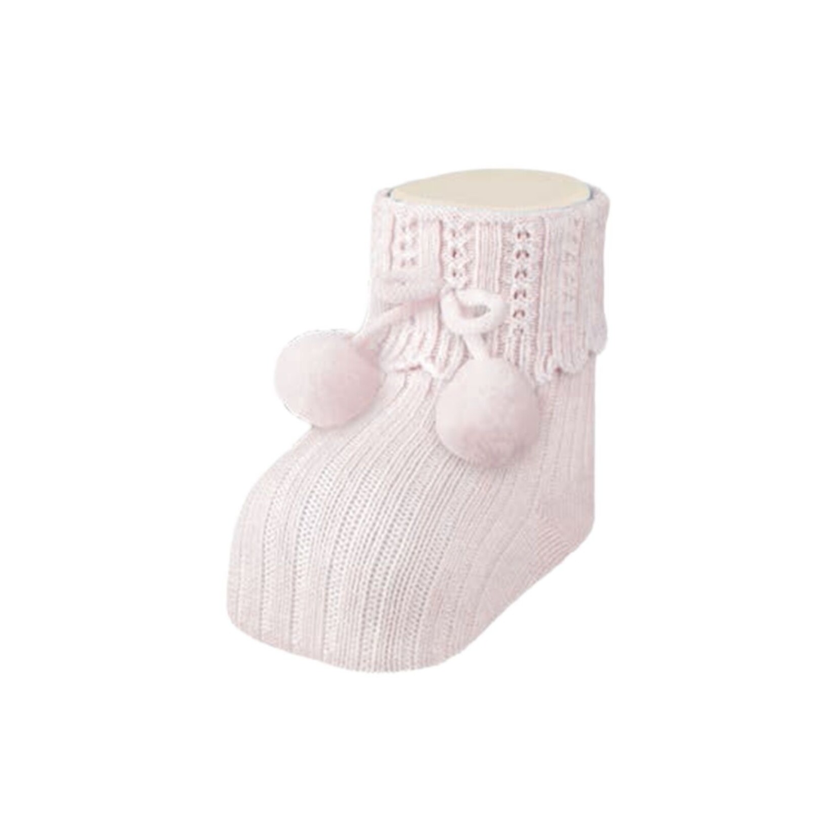 Carlomagno NB Pompom Cotton Socks
