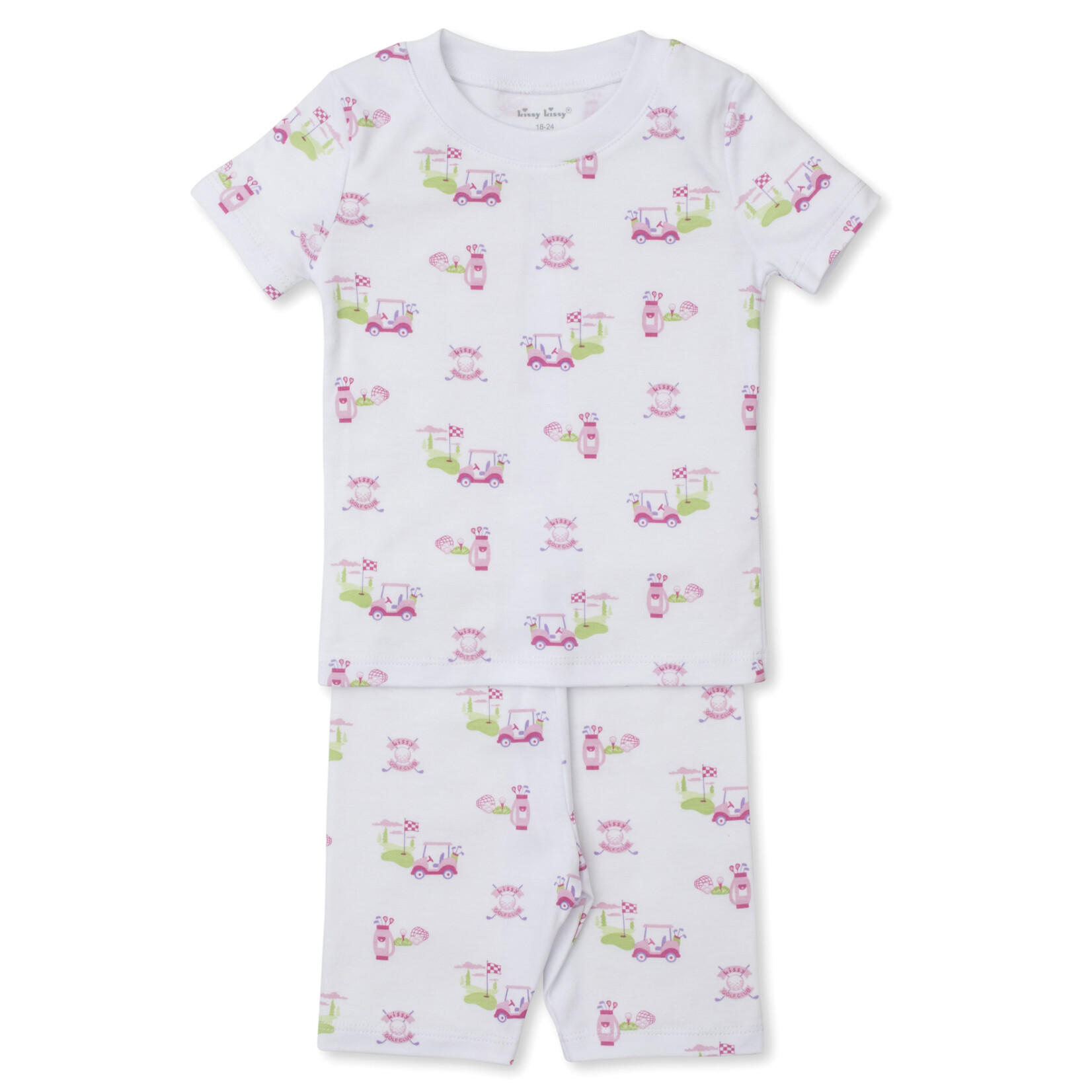 Kissy Kissy Pink Golf Club Short PJ Set