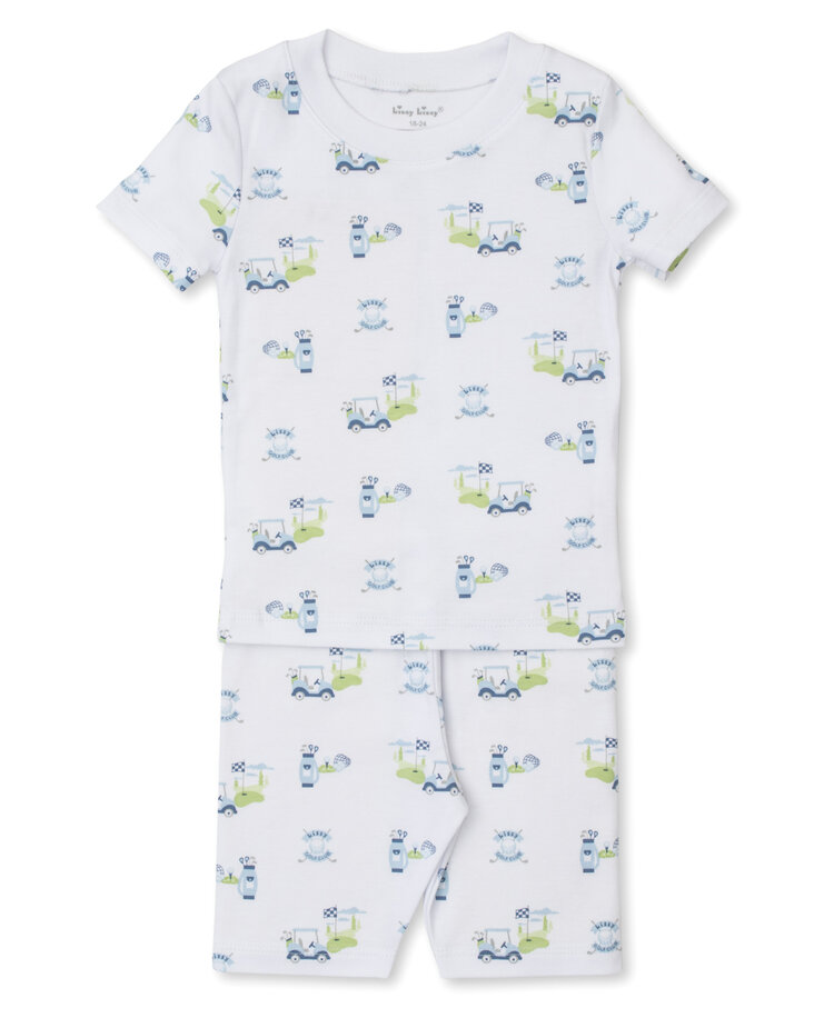 Kissy Kissy Blue Golf Club Short PJ Set