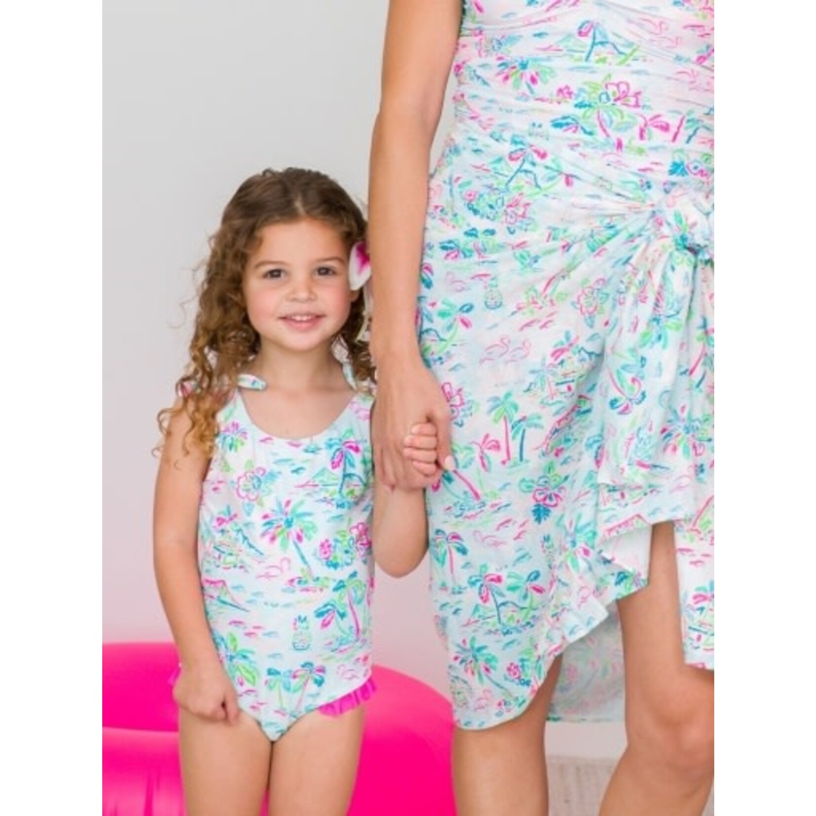 Tie Shoulder One Piece