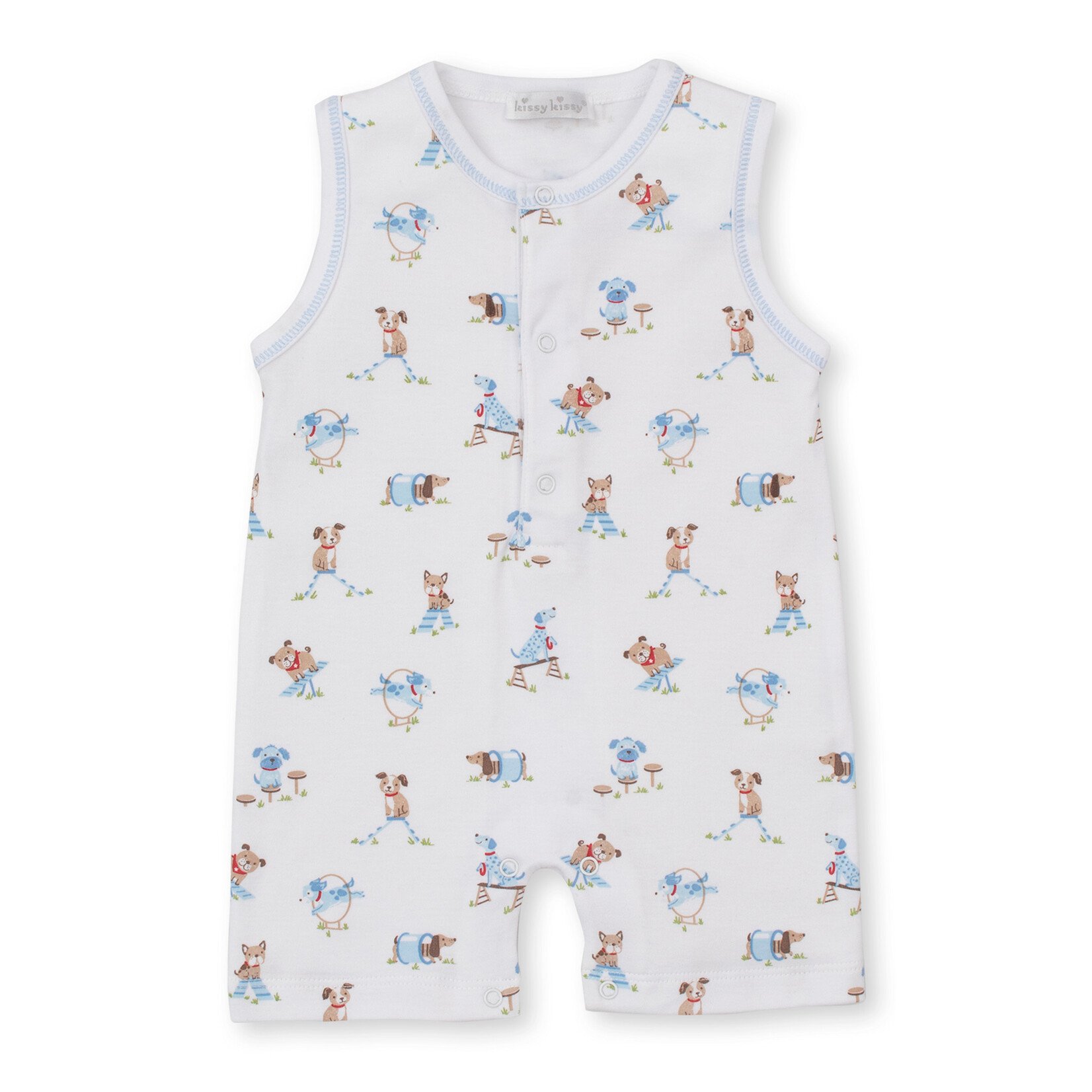 Kissy Kissy Playground Pups Romper