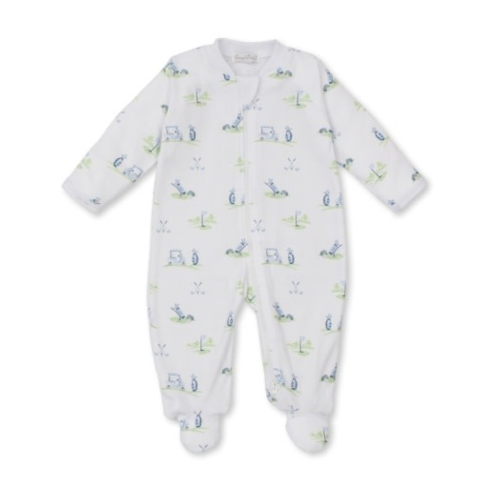 Kissy Kissy Fairway Four Bl Zip Footie