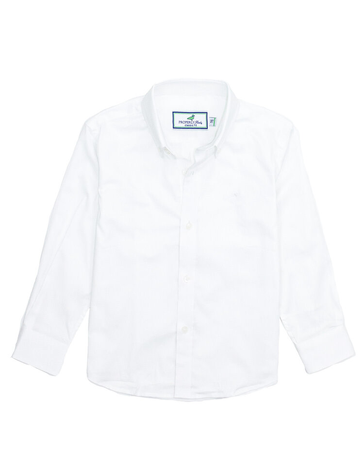 Properly Tied White Sportshirt