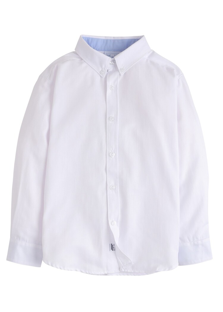 Little English White Button Down Shirt