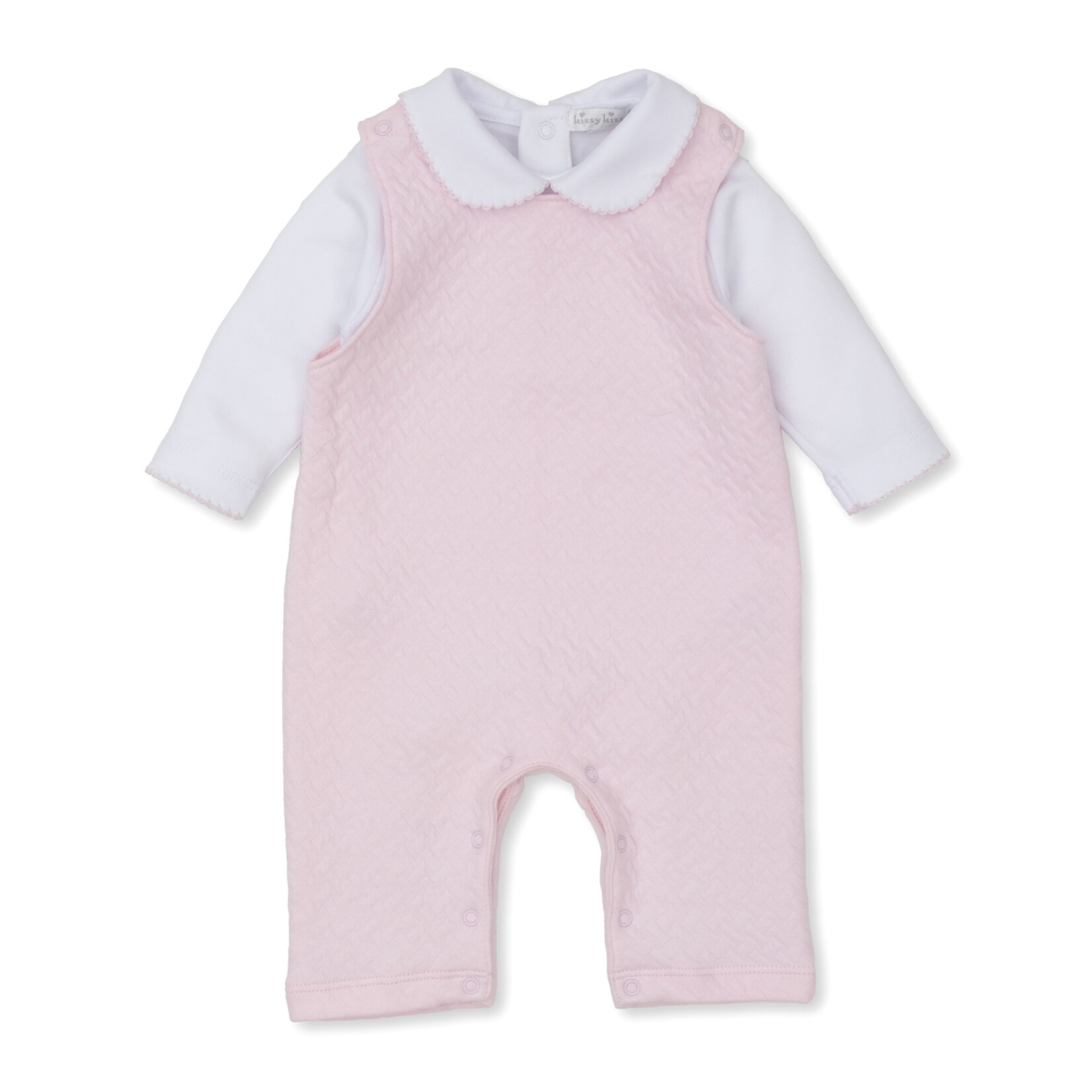 Kissy Kissy Jacquard Overall Set
