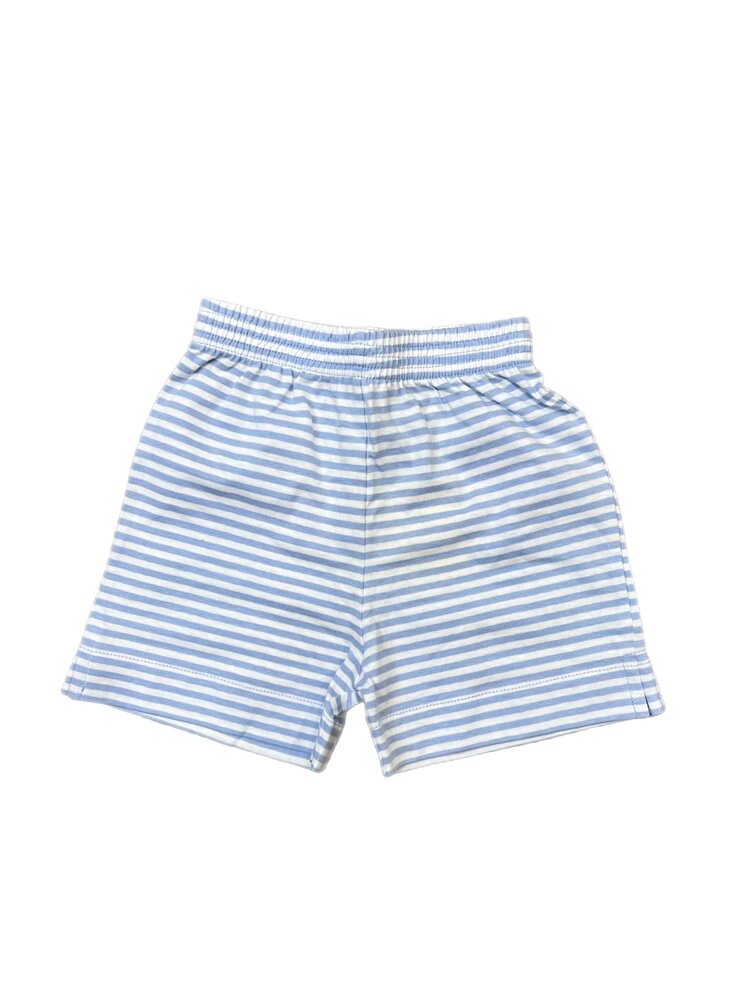 Luigi Kids Blue Stripe Shorts