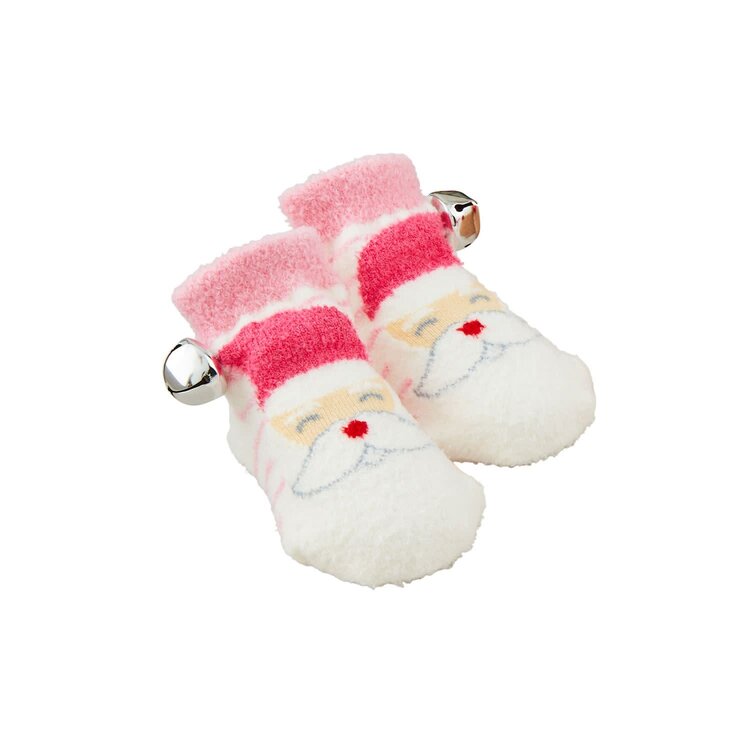 Mud Pie Christmas Chenille Rattle Socks