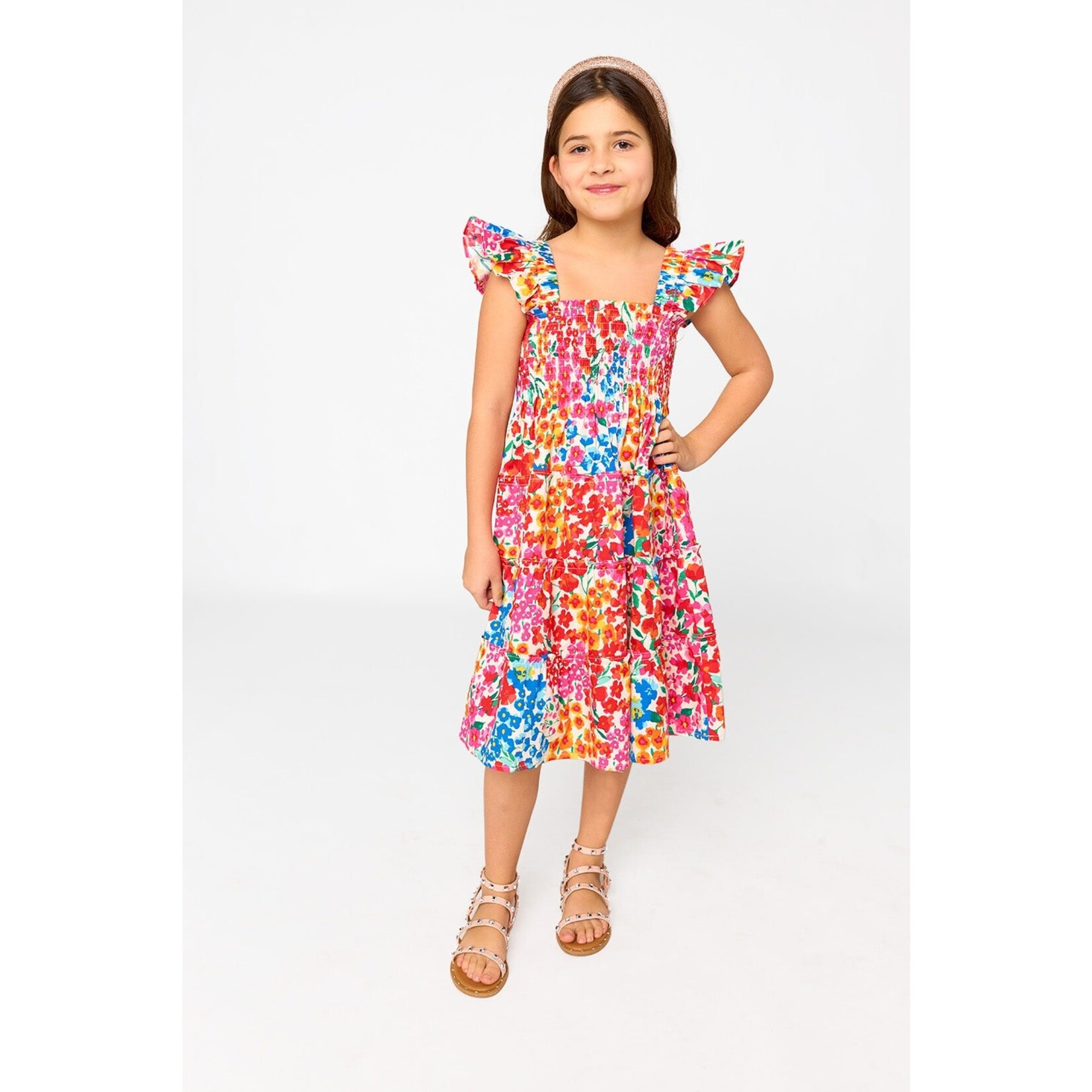 Berry Blue Floral Nori Dress