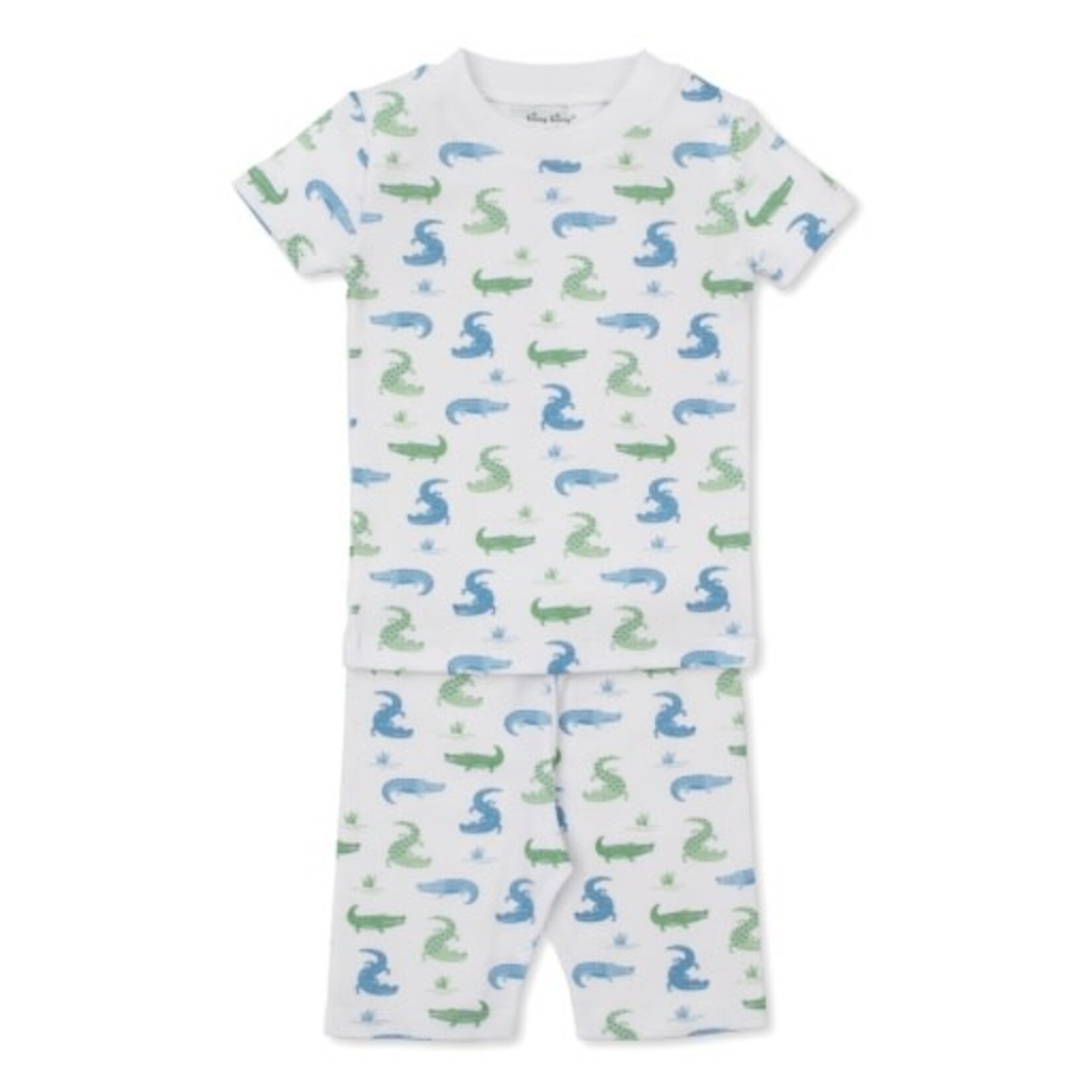 Kissy Kissy Cruising Crocodiles Short PJ Set