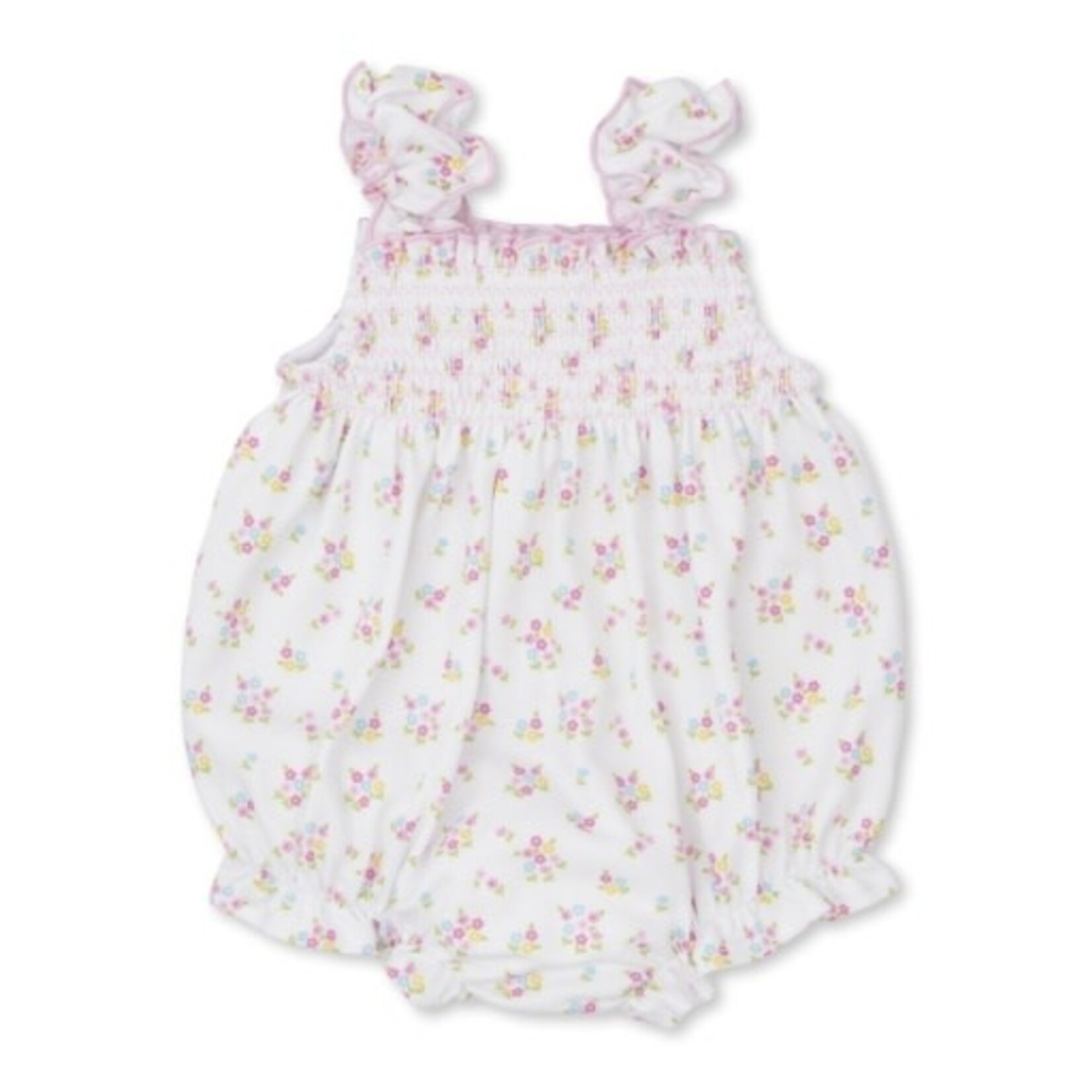 Kissy Kissy Rainbows Abloom Smocked Bubble