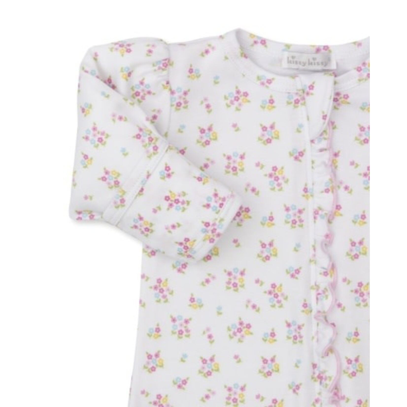 Kissy Kissy Rainbows Abloom Footie W/ Zip