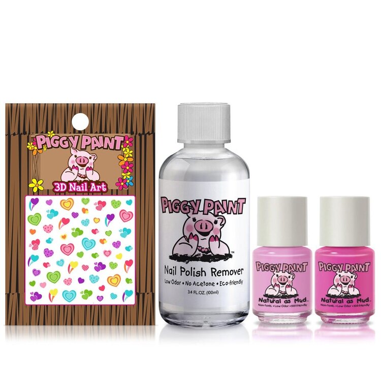 Piggy Paint Perfectly Pink Nail Kit