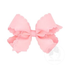 Wee Ones Eyelet Embossed Bow