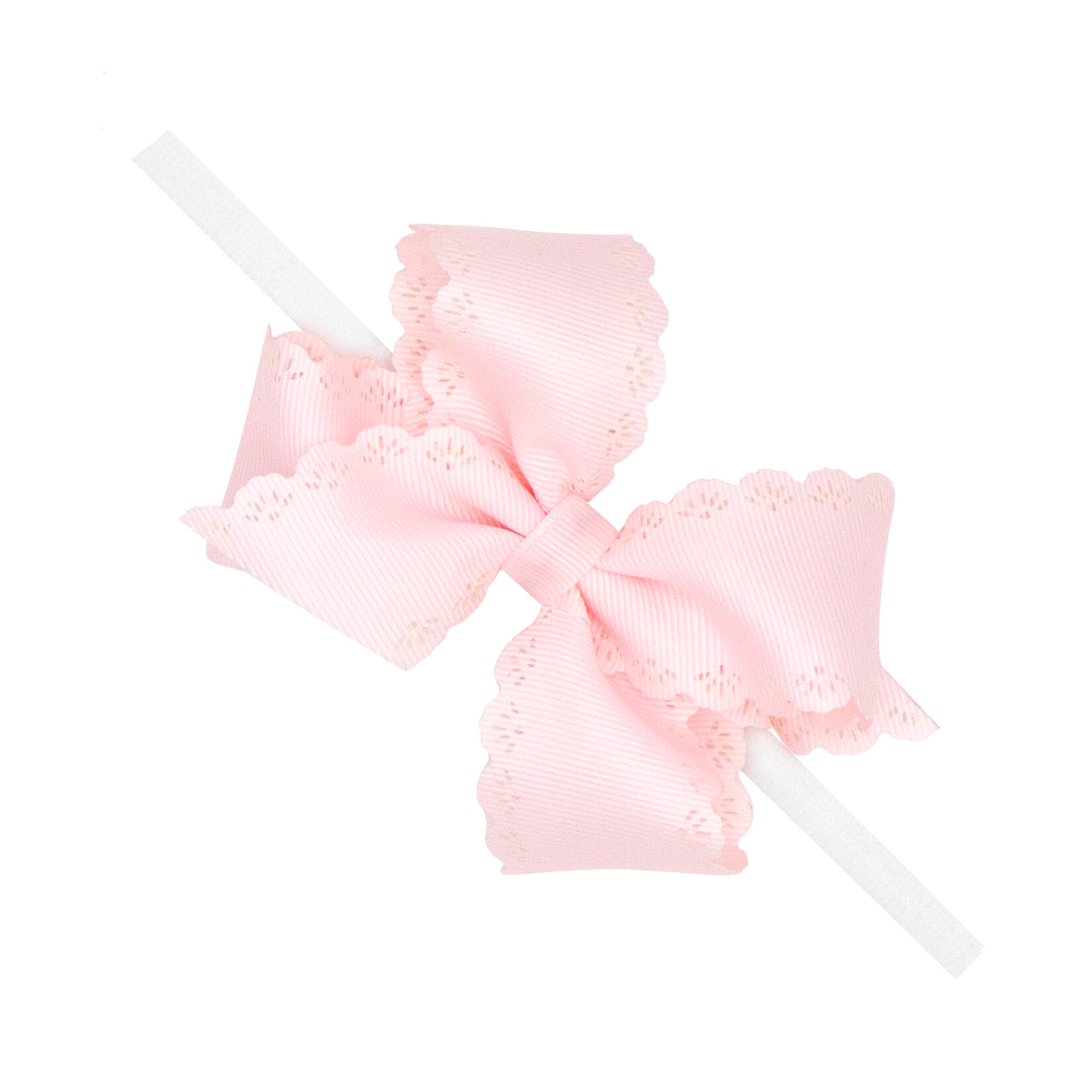 Wee Ones Eyelet Bow On Band