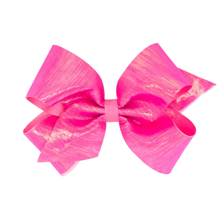 Wee Ones Sheer Iridescent Overlay Bow