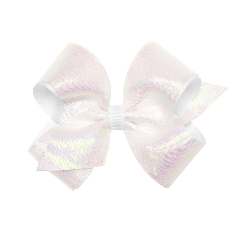 Wee Ones Sheer Iridescent Overlay Bow
