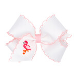 Wee Ones Beach Emb Moonstitch Bow