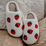 Katydid Sherpa Slippers Strawberry S/M(6/7)