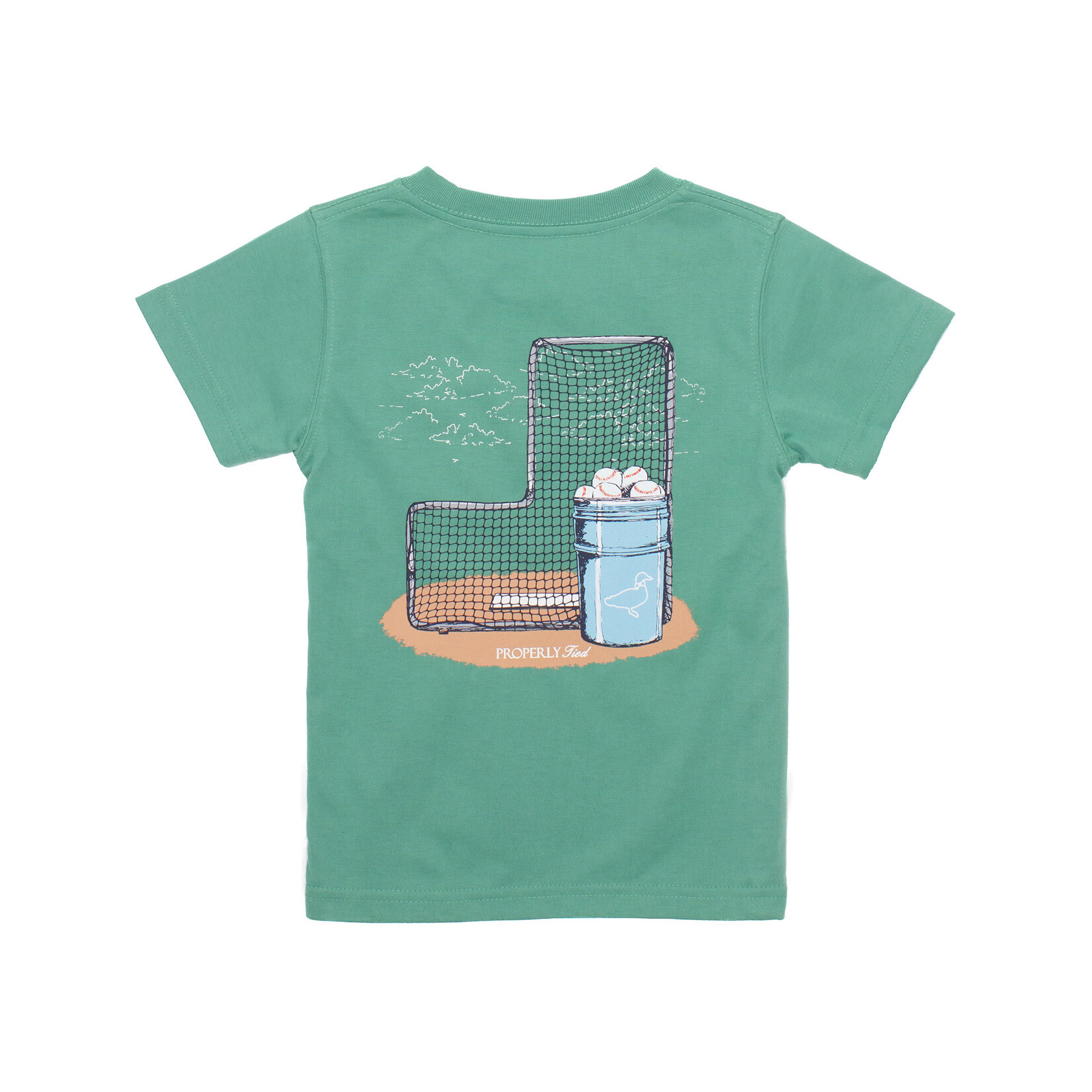 Properly Tied Baseball Bucket SS Shirt