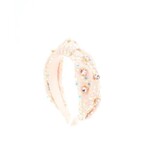 Bari Lynn Sequin Jewel Heart Headband