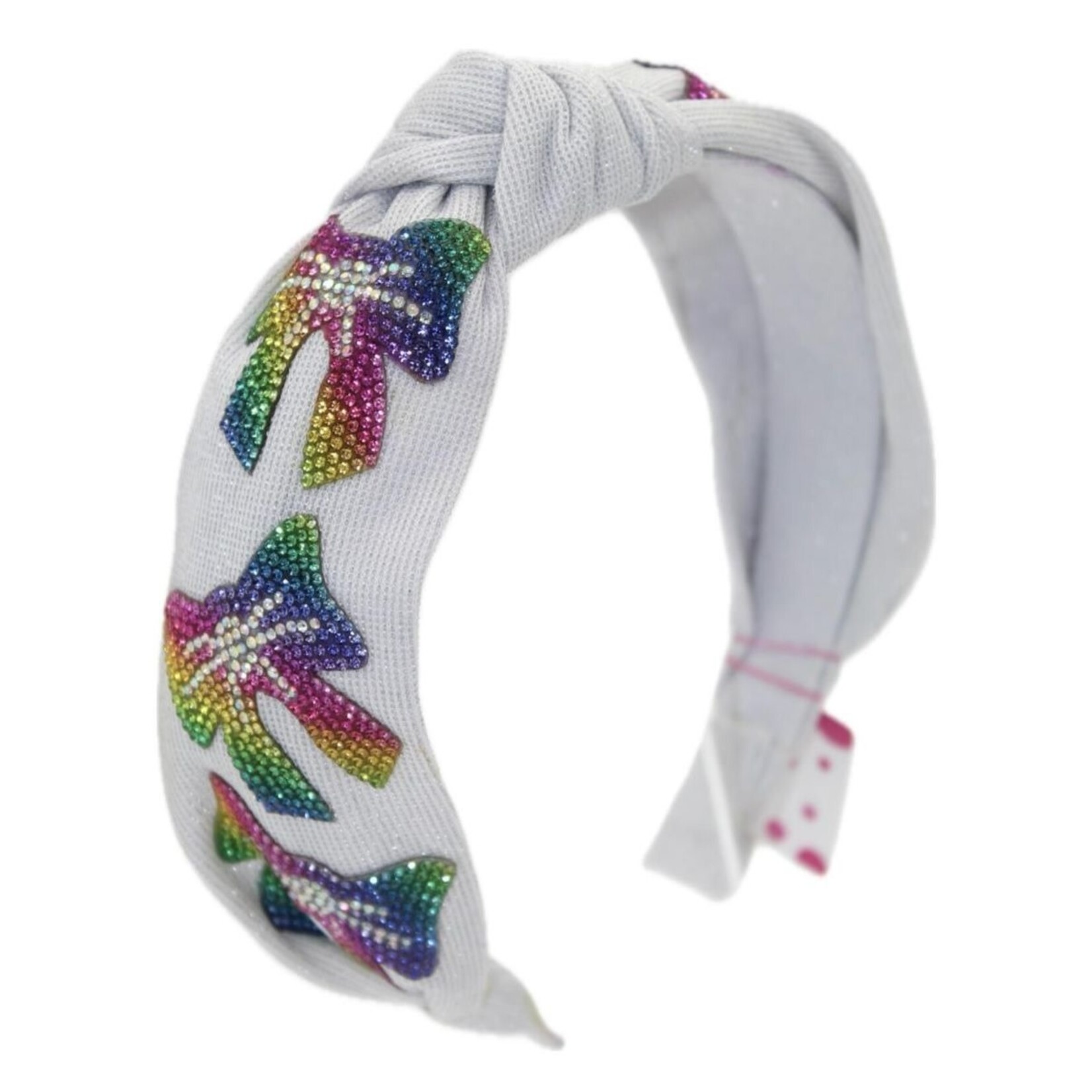 Bari Lynn Crystal Bow Knot Headband