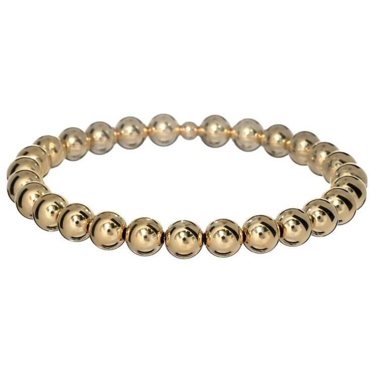 Ball Beaded Bracelet 6.5"