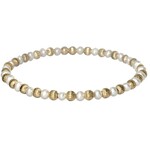 Bara Boheme Gold and Pearl Chloe Bracelet 6.5"