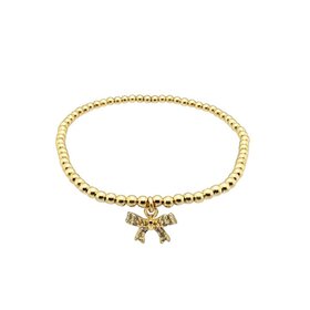 Bara Boheme Gold Dream Bow Bracelet 6.5"
