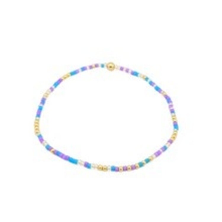 Bara Boheme Colorful Beaded Bracelet 6.5"