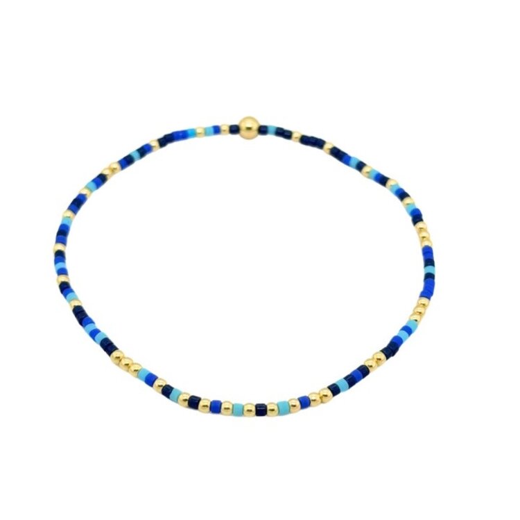 Bara Boheme Colorful Beaded Bracelet 6.5"