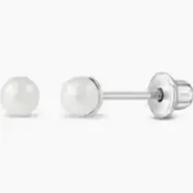 In Season Jewlery 3mm Freshwater Pearl Earrings