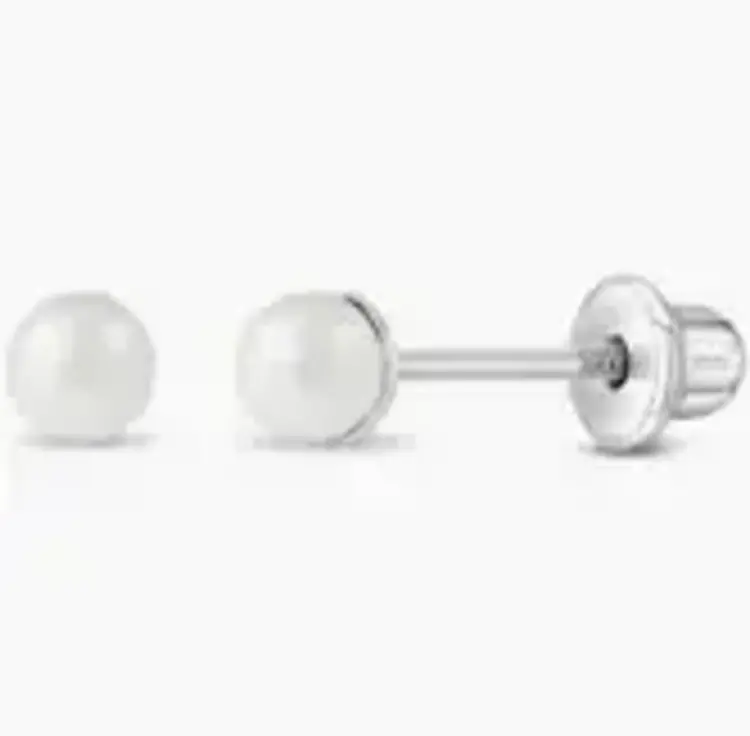 In Season Jewlery 3mm Freshwater Pearl Earrings