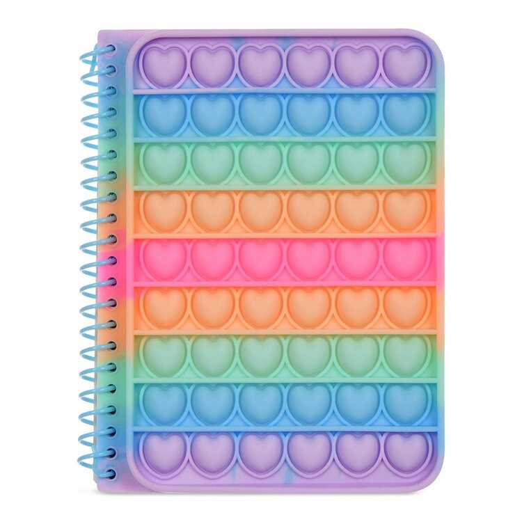 Iscream Happy Stripe Popper Notebook