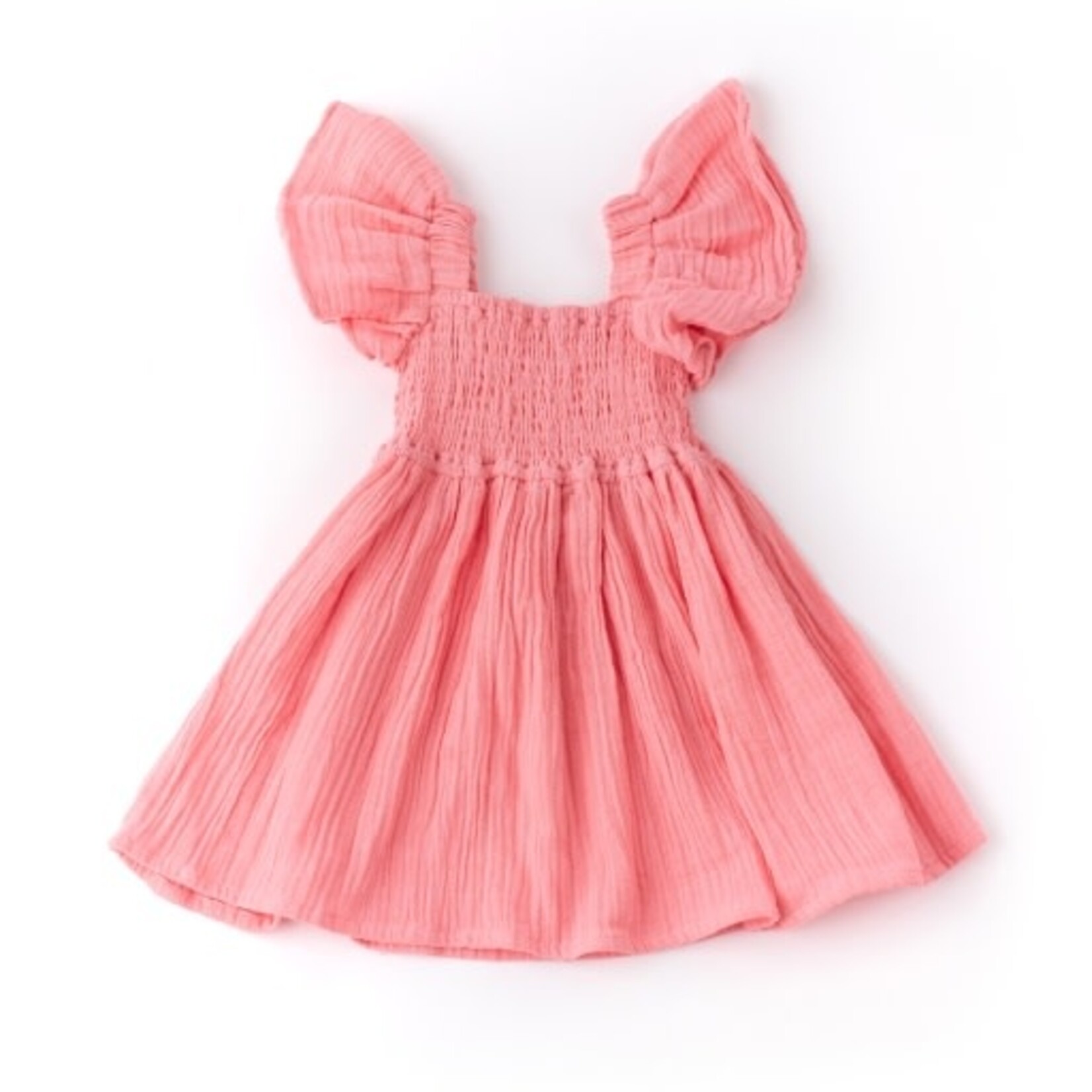 Shade Critters Coral Gauze Dress