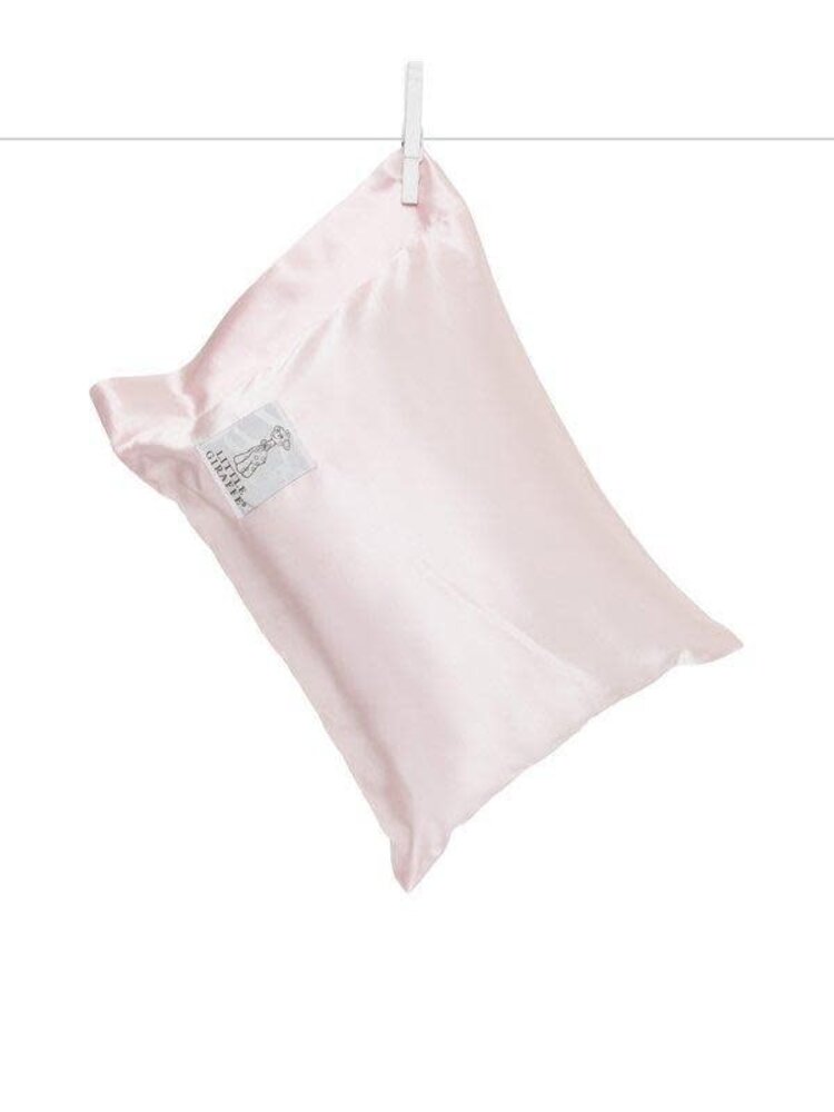 Little Giraffe Satin Nap Pillow-Pink