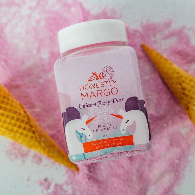 Honestly Margo Unicorn Dreamsicle Bath Fizz