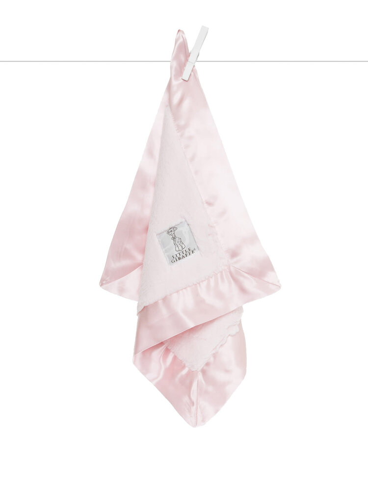 Little Giraffe Luxe Blanky-Pink