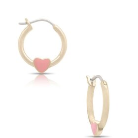 Lily Nily Heart Hoop Earrings