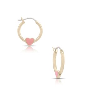 Lily Nily Heart Hoop Earrings